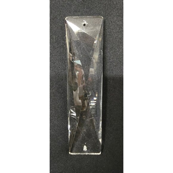 16 Clear Rectangle Crystal Chandelier Prisms With Drilled Holes For Hanging - Picture 2 of 3